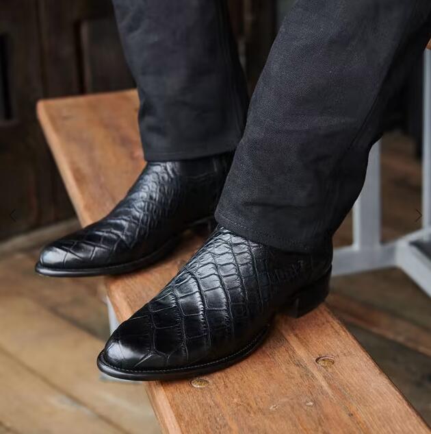 Tecovas Free Shipping Men's The Townes-Midnight Alligator