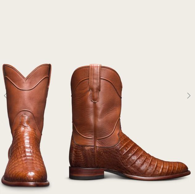 Tecovas Free Shipping Men's The Cole-Pecan Caiman