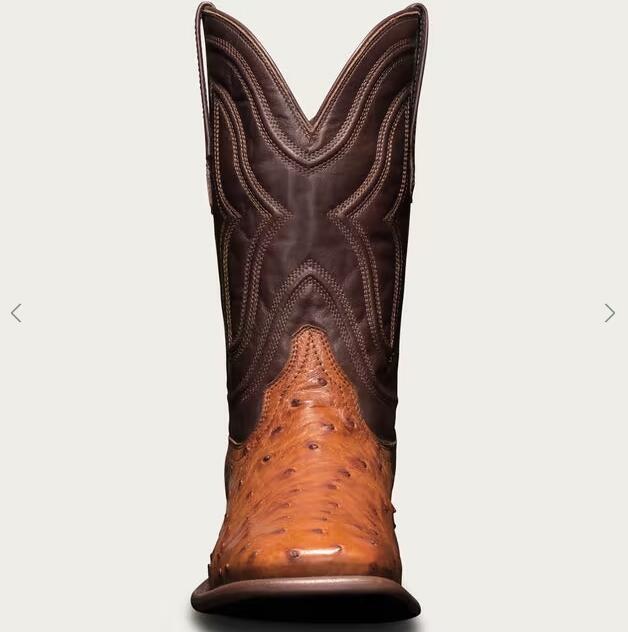 Tecovas Free Shipping Men's The Emmitt-Pecan Ostrich
