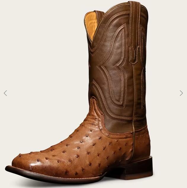 Tecovas Free Shipping Men's The Emmitt-Grain Ostrich