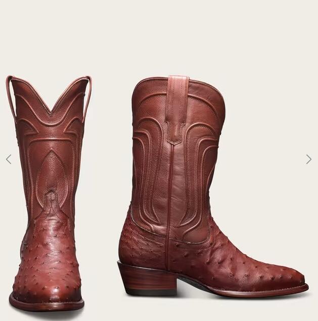 Tecovas Free Shipping Women's The Jessie-Bourbon Ostrich