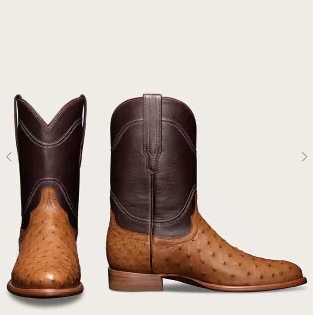 Tecovas Free Shipping Men's The Duke-Grain Ostrich