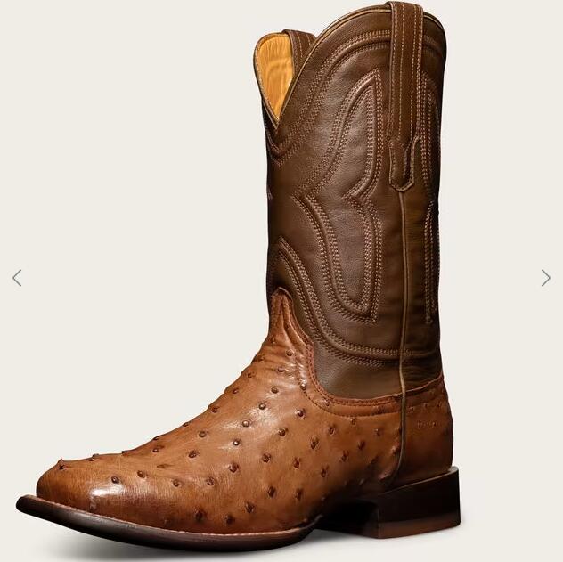 Tecovas Free Shipping Men's The Emmitt-Grain Ostrich