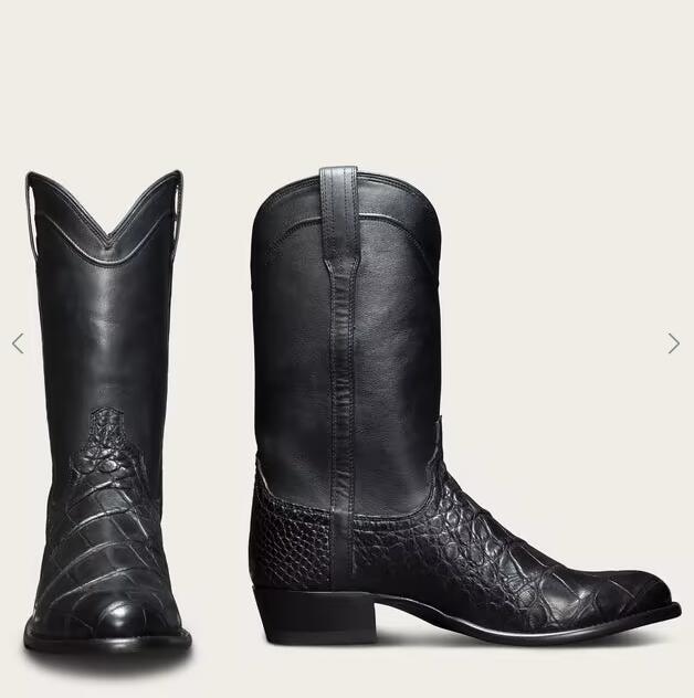 Tecovas Free Shipping Men's The Austin-Midnight Alligator