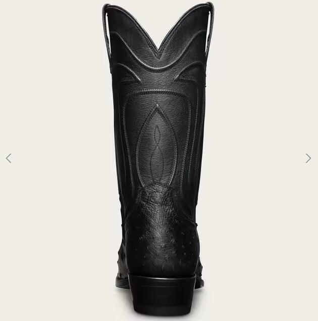 Tecovas Free Shipping Men's The Wyatt-Midnight Ostrich