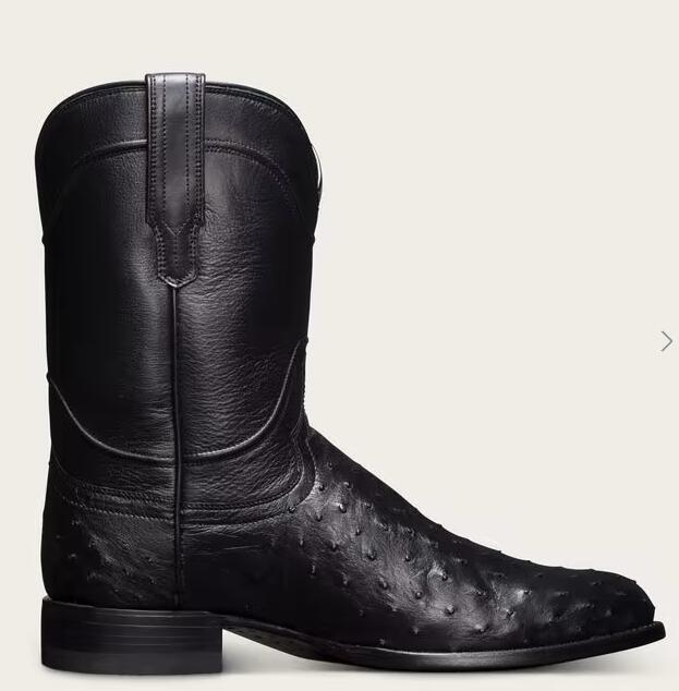 Tecovas Free Shipping Men's The Duke-Midnight Ostrich