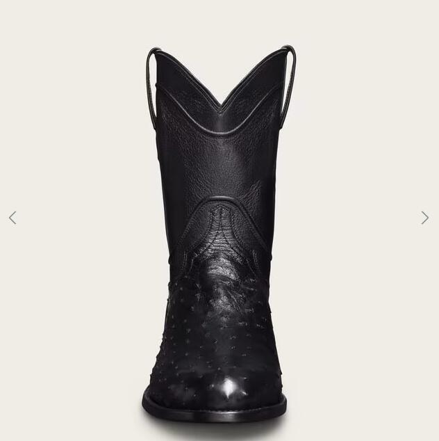 Tecovas Free Shipping Men's The Duke-Midnight Ostrich