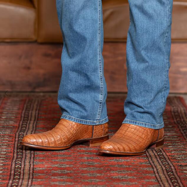 Tecovas Free Shipping Men's The Cole-Grain Caiman