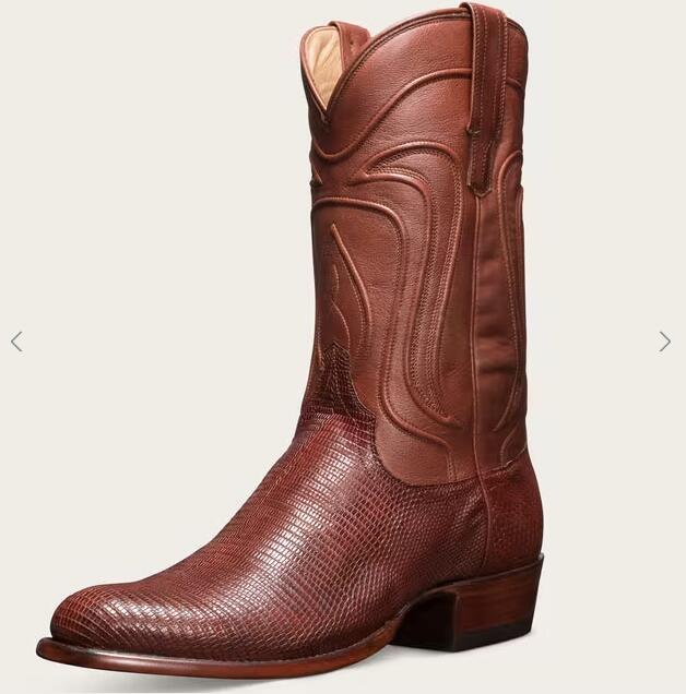 Tecovas Free Shipping Men's The Nolan-Bourbon Lizard