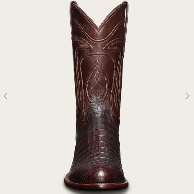 Tecovas Free Shipping Men's The Dillon-Mahogany Caiman