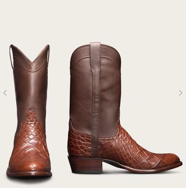 Tecovas Free Shipping Men's The Austin-Walnut Alligator