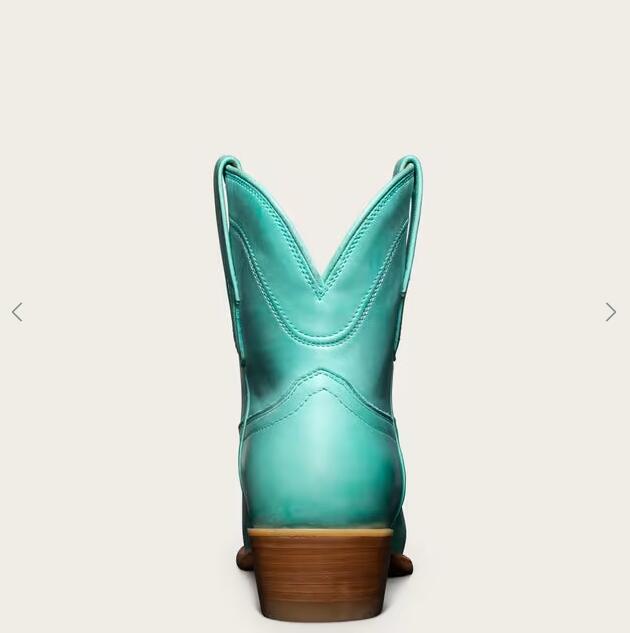 Tecovas Free Shipping Women's The Penny-Turquoise Bovine